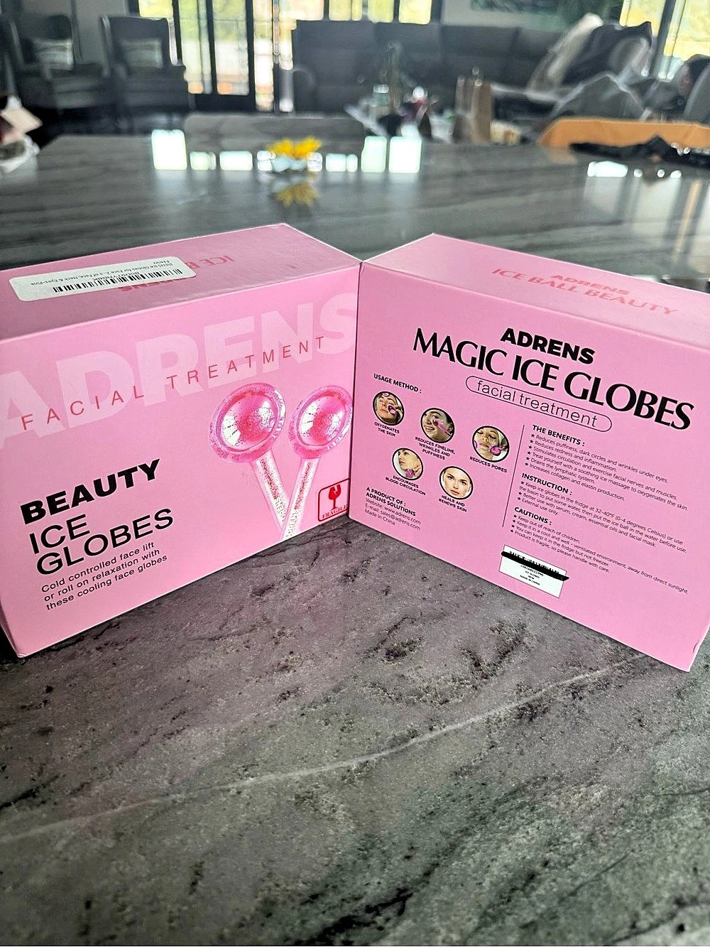 Adrens Magic Ice Globes Facial Treatment Pink NWT